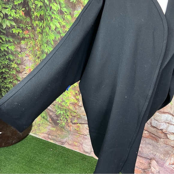 YEOHLEE Black Wool Architectural Jacket, L - Picture 6 of 13